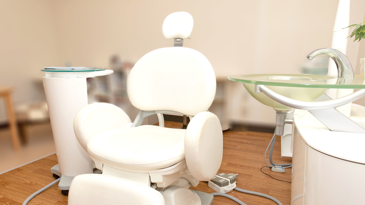 矯正治療で使用する豊島歯科医院の診療室